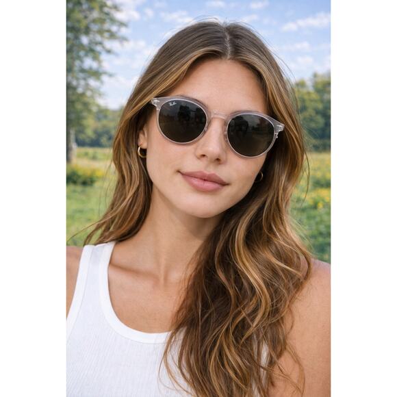 Ray-Ban RB4277 6323/71 Sunglasses FRAMES ONLY Unisex Clear Gunmetal 51-21-145 main image 10